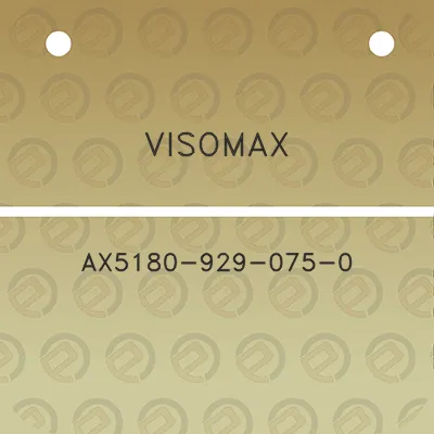 visomax-ax5180-929-075-0