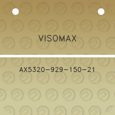 visomax-ax5320-929-150-21