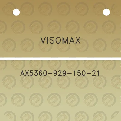 visomax-ax5360-929-150-21