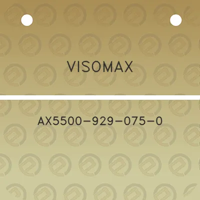 visomax-ax5500-929-075-0