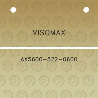 visomax-ax5600-822-0600