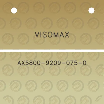 visomax-ax5800-9209-075-0