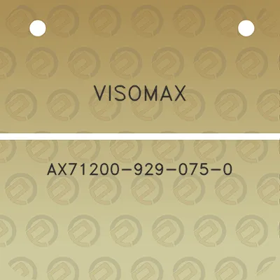 visomax-ax71200-929-075-0