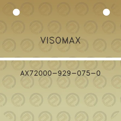 visomax-ax72000-929-075-0