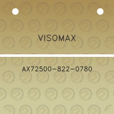 visomax-ax72500-822-0780