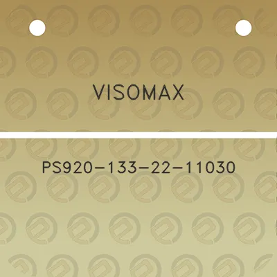 visomax-ps920-133-22-11030