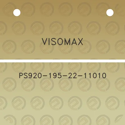 visomax-ps920-195-22-11010