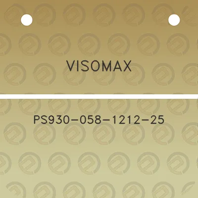 visomax-ps930-058-1212-25