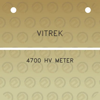 vitrek-4700-hv-meter