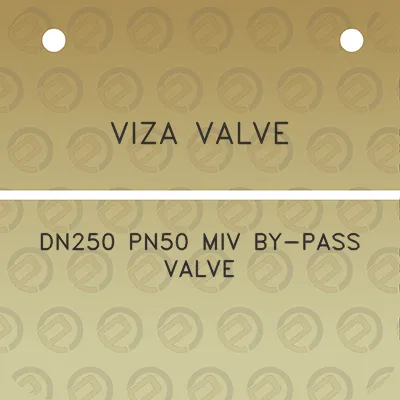 viza-valve-dn250-pn50-miv-by-pass-valve