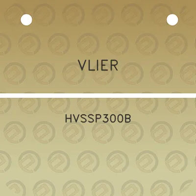 vlier-hvssp300b