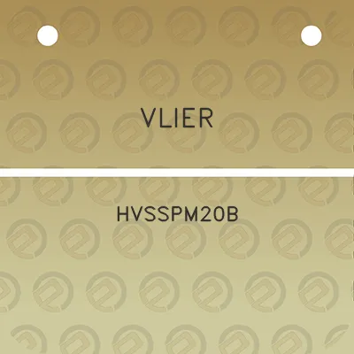 vlier-hvsspm20b