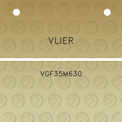 vlier-vgf35m630