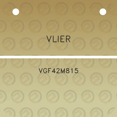 vlier-vgf42m815