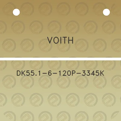 voith-dk551-6-120p-3345k