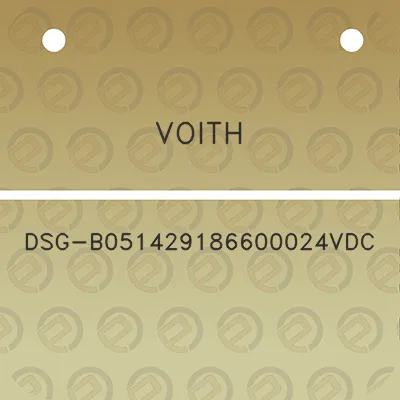 voith-dsg-b051429186600024vdc