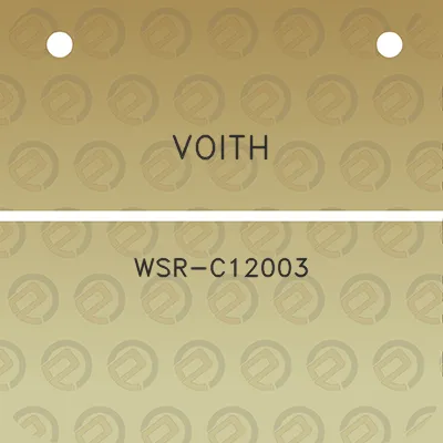 voith-wsr-c12003