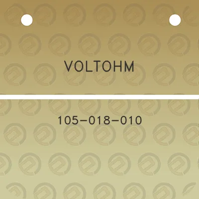 voltohm-105-018-010