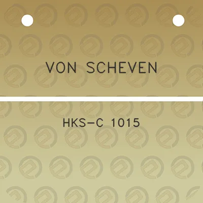 von-scheven-hks-c-1015