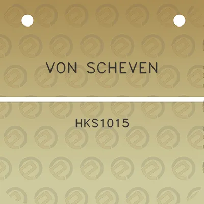 von-scheven-hks1015