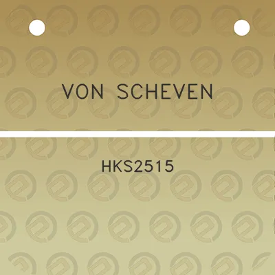 von-scheven-hks2515