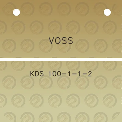 voss-kds-100-1-1-2