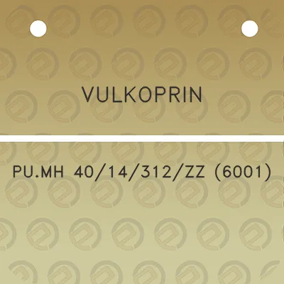 vulkoprin-pumh-4014312zz-6001