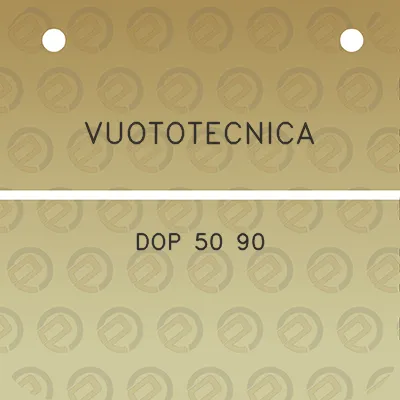 vuototecnica-dop-50-90