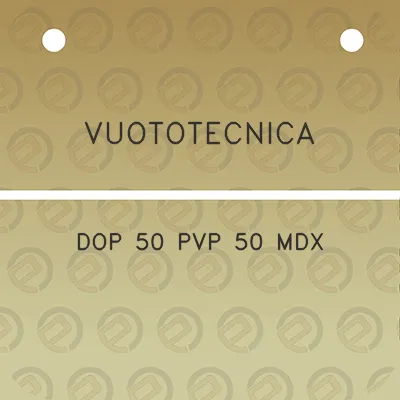 vuototecnica-dop-50-pvp-50-mdx