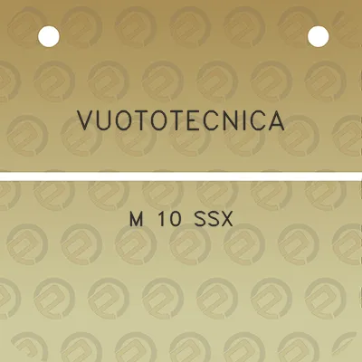 vuototecnica-m-10-ssx