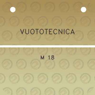 vuototecnica-m-18