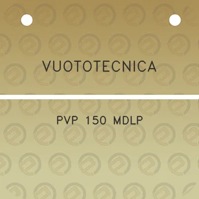 vuototecnica-pvp-150-mdlp