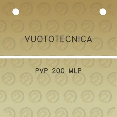 vuototecnica-pvp-200-mlp