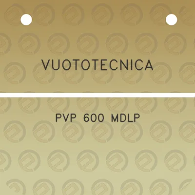 vuototecnica-pvp-600-mdlp