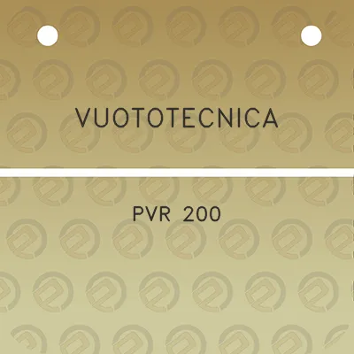 vuototecnica-pvr-200