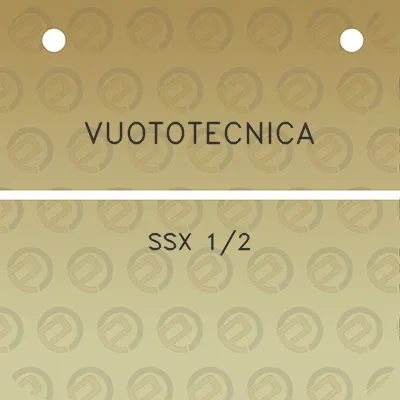 vuototecnica-ssx-12