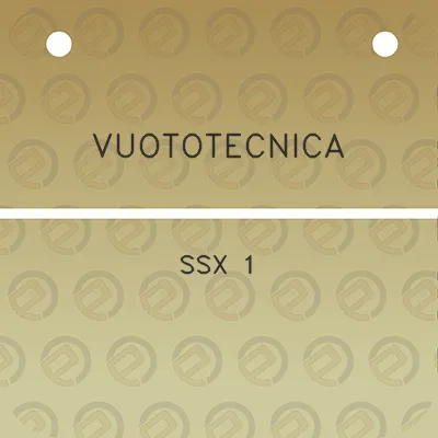 vuototecnica-ssx-1