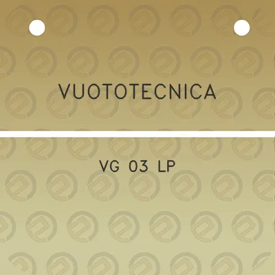 vuototecnica-vg-03-lp