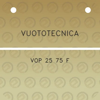 vuototecnica-vop-25-75-f