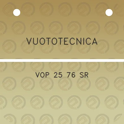 vuototecnica-vop-25-76-sr