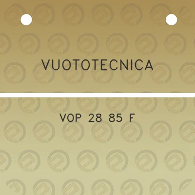 vuototecnica-vop-28-85-f