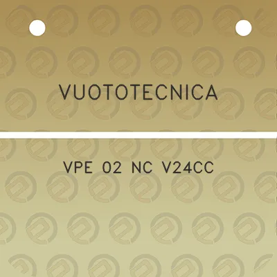 vuototecnica-vpe-02-nc-v24cc