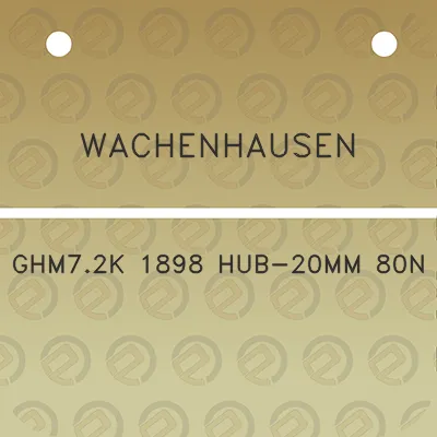 wachenhausen-ghm72k-1898-hub-20mm-80n