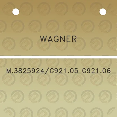 wagner-m3825924g92105-g92106