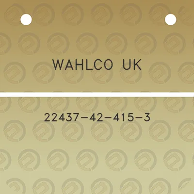 wahlco-uk-22437-42-415-3