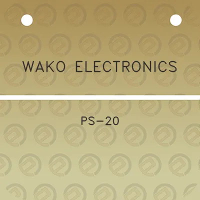 wako-electronics-ps-20