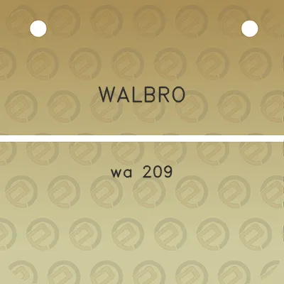 walbro-wa-209