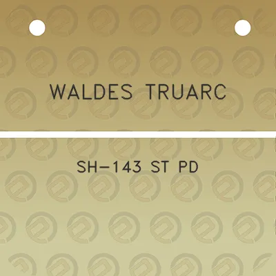 waldes-truarc-sh-143-st-pd