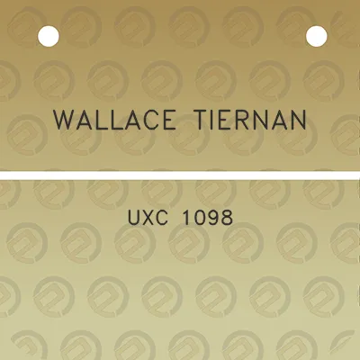 wallace-tiernan-uxc-1098