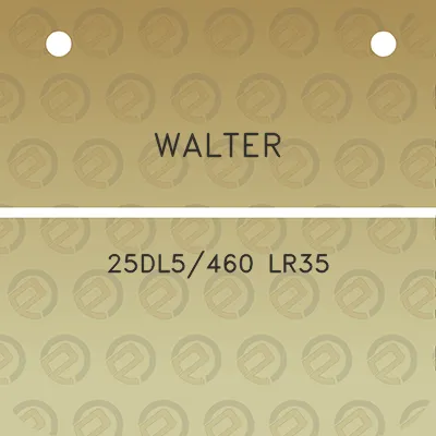 walter-25dl5460-lr35